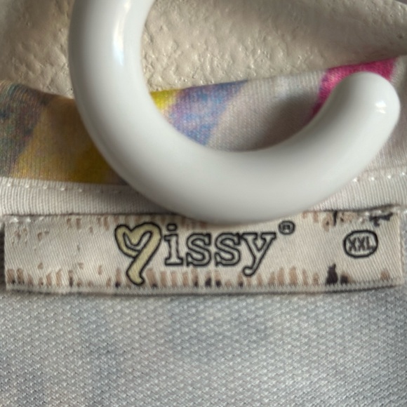 Missy bright printed jacket blazer with rhinestones. - Picture 4 of 9